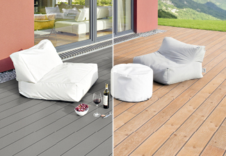 Terrasse aus WPC, BPC oder Holz